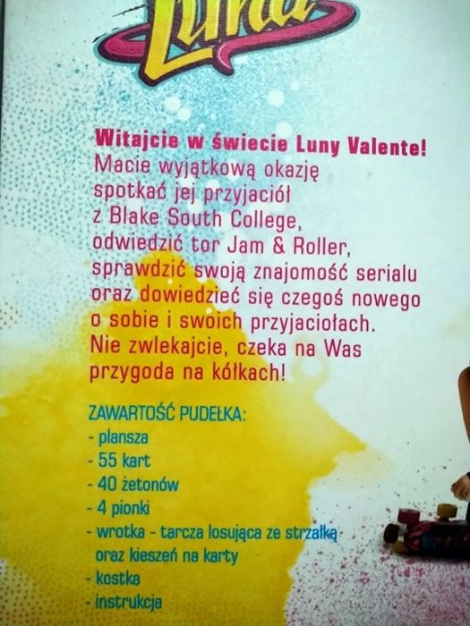 Soy Luna gra na kółkach, planszowa