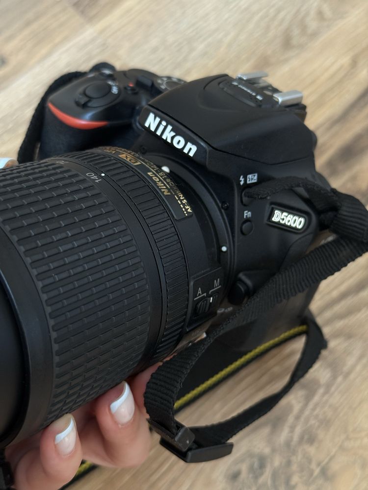 Nikon D5600 + obiektyw | stan jak nowy