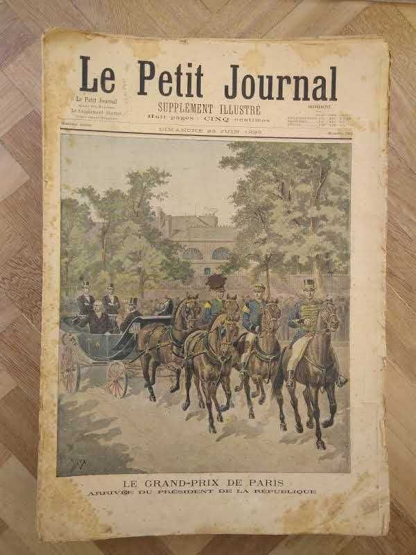 jornal: Le Petit Journal, várias edições de 1895 a 1905