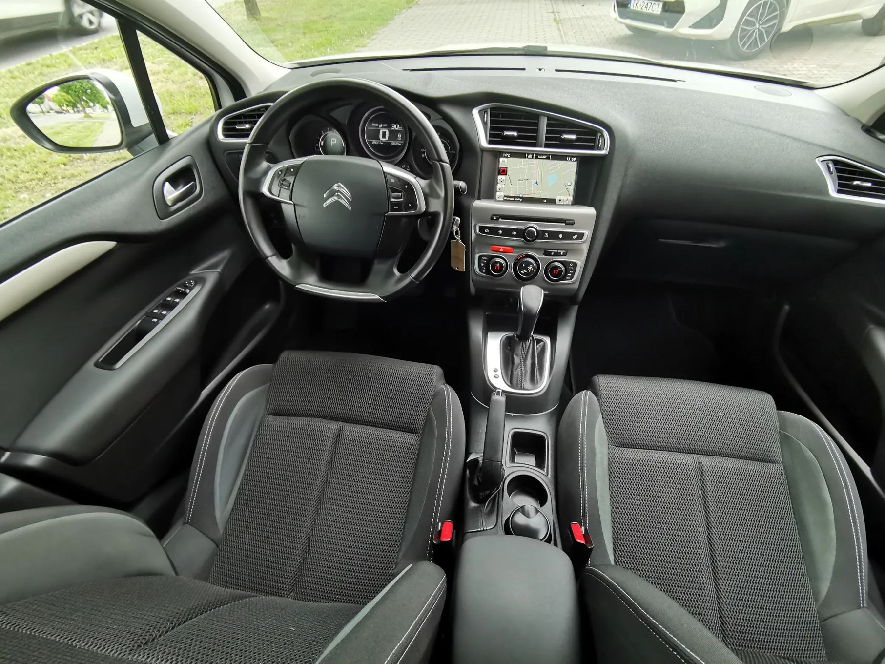 Citroën C4 Automat Serwisowany Dwa kluczyki Navi Bluetooth Ledy Zadbany