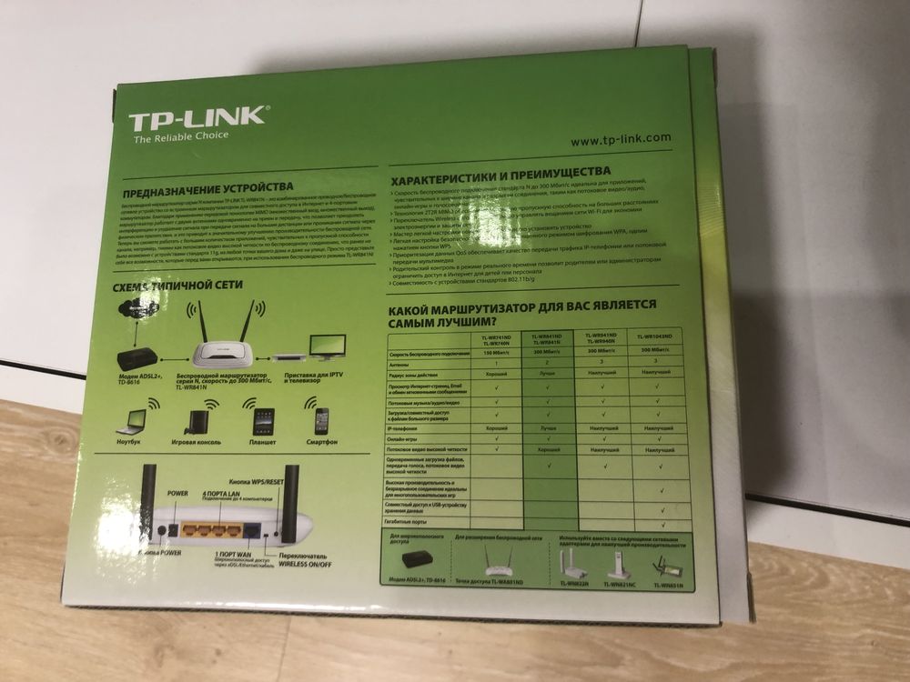 Роутер TP-Link 2 антенны
