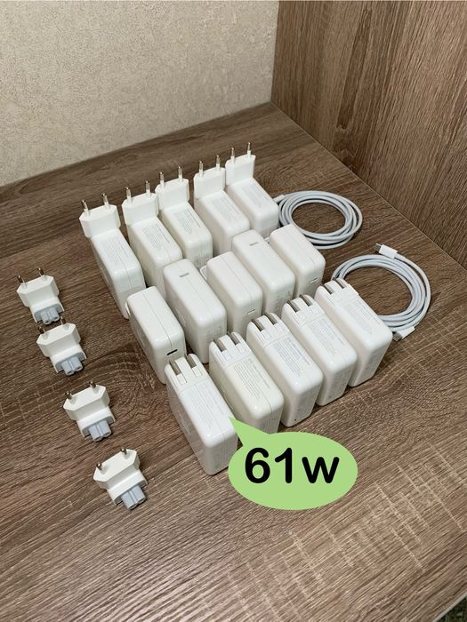 Apple 61w USB-C Type-C A1718 А1947 Оригінальний блок живлення Macbook