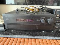 Mega Lote Vintage – Hi-Fi, Colunas, Amplificadores, VHS, LaserDisc