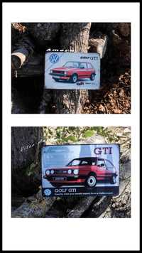 Placa/Chapa de Metal Vintage/Retro Volkswagen Golf MK1 ou MK2 GTI