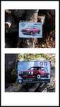Placa/Chapa de Metal Vintage/Retro Volkswagen Golf MK1 ou MK2 GTI