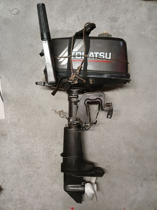Motor Fora-bordo Tohatsu 5HP (M5) — 2T — Short Shaft — Usado