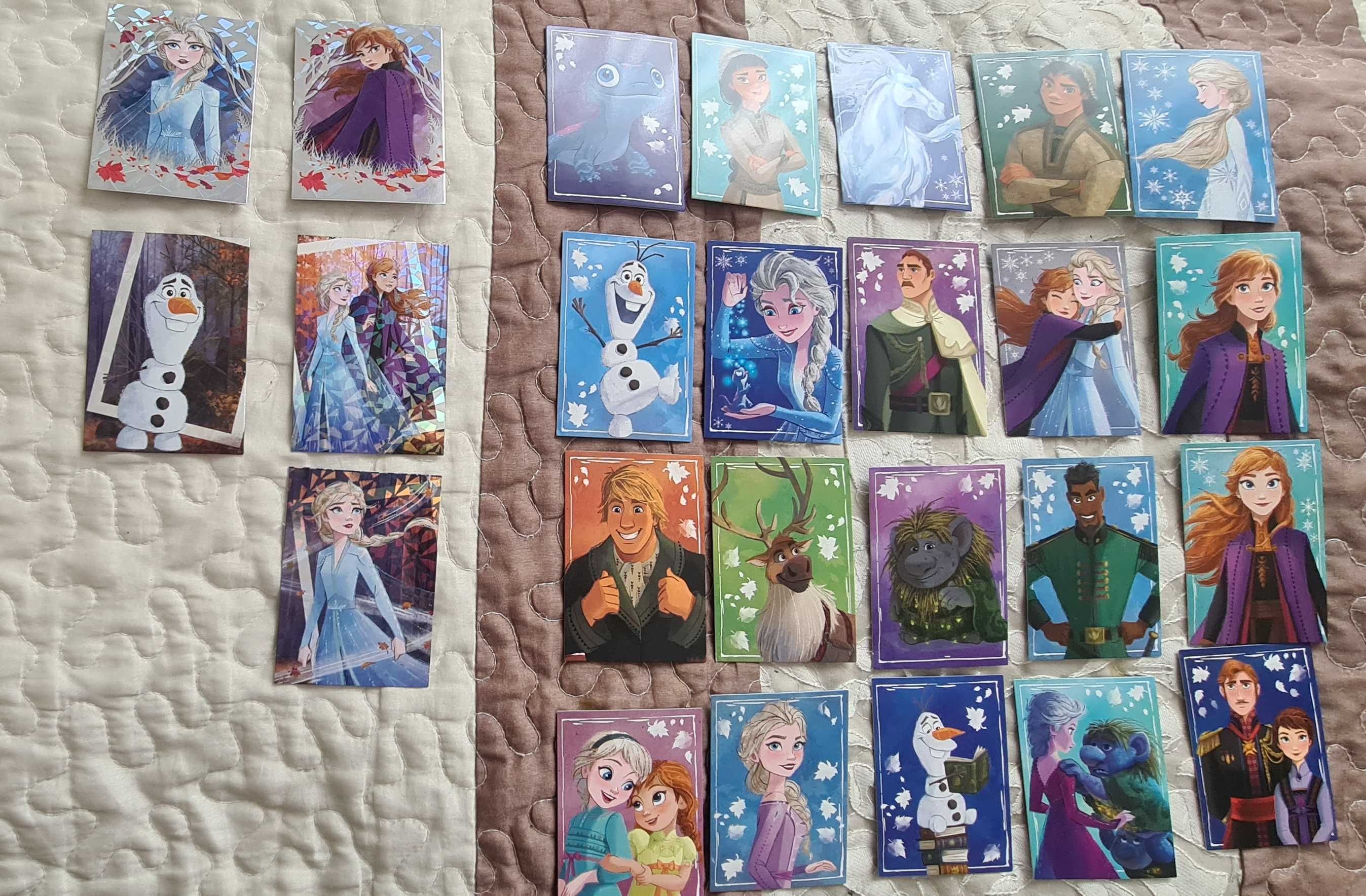 Karty Naklejki FROZEN II Kraina Lodu 2 Panini album stan na 16.II.2023