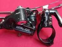 Przerzutki Shimano Deore LX RD-M560 komplet przód i tył / RETRO MTB/.