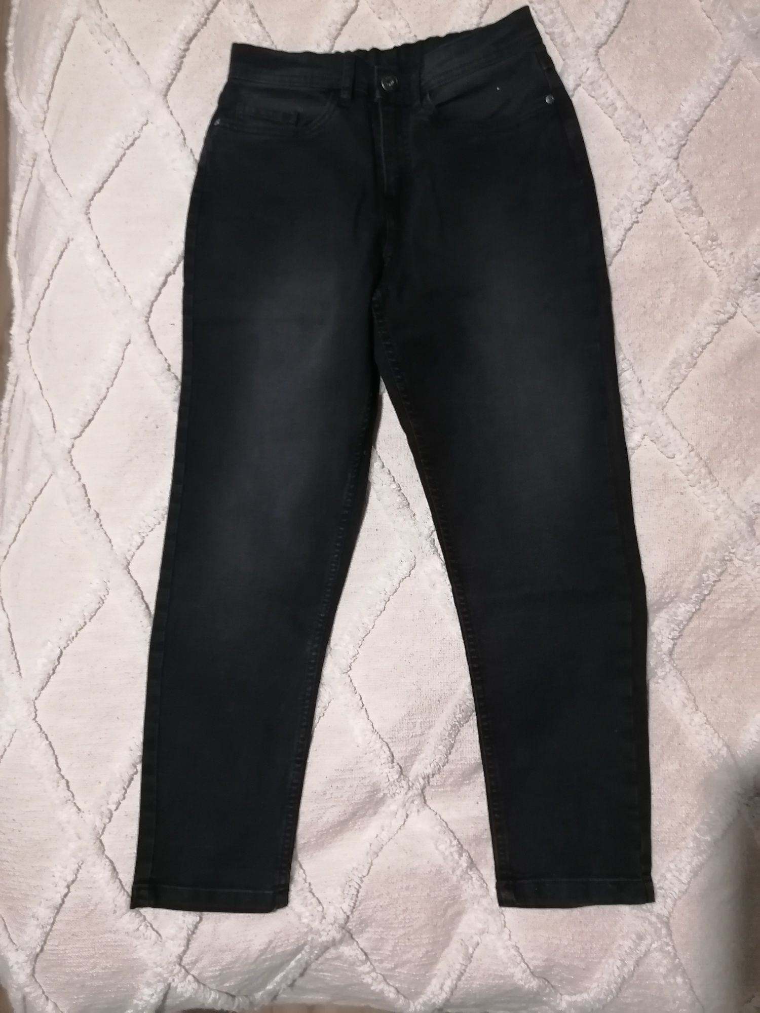 Spodnie jeans czarne 146 lidl
