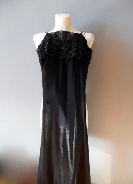 Czarna wieczorowa sukienka -rozmiar XS
