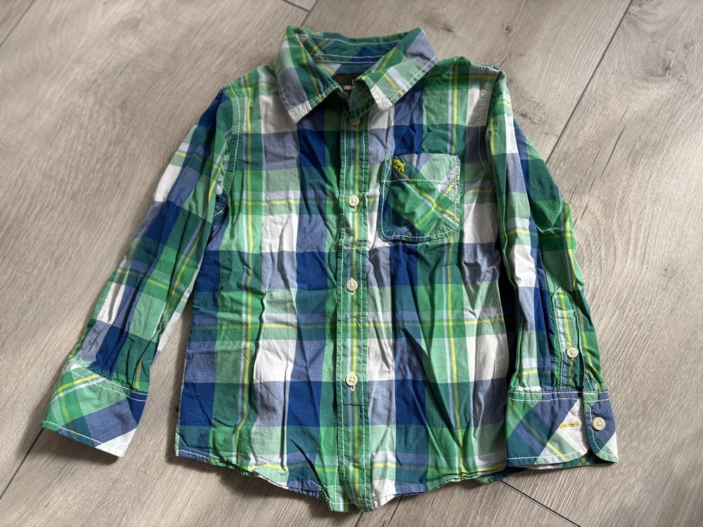 Koszula dziecięca w kratę H&M rozm. 104 Koszula chłopiec