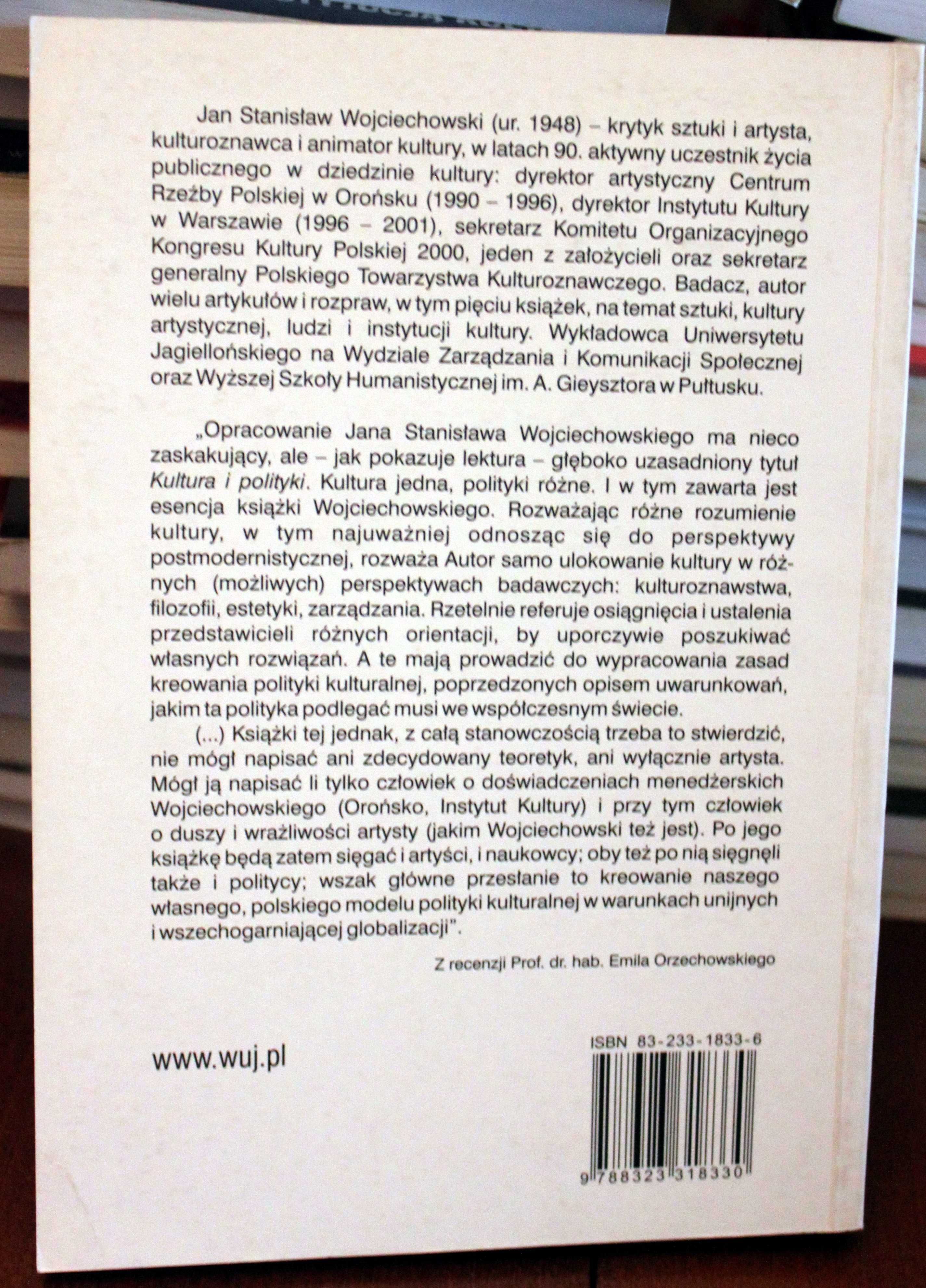 Jan Stanisław Wojciechowski - Kultura i polityki