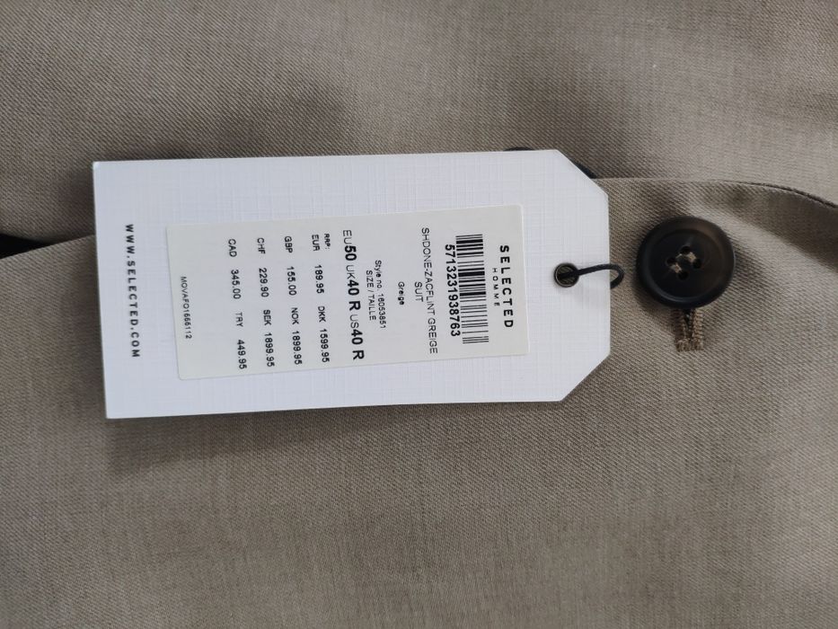 Garnitur męski Selected - rozmiar 50