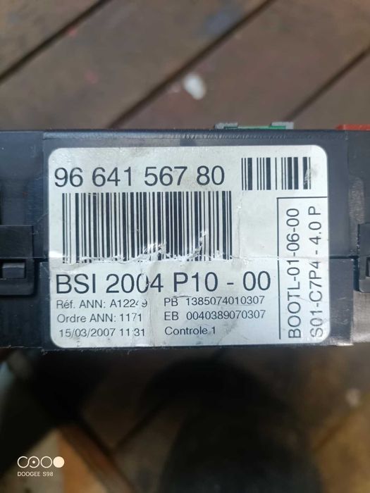 Moduł BSI BSM do citroen, peugeot 1.4 HDi