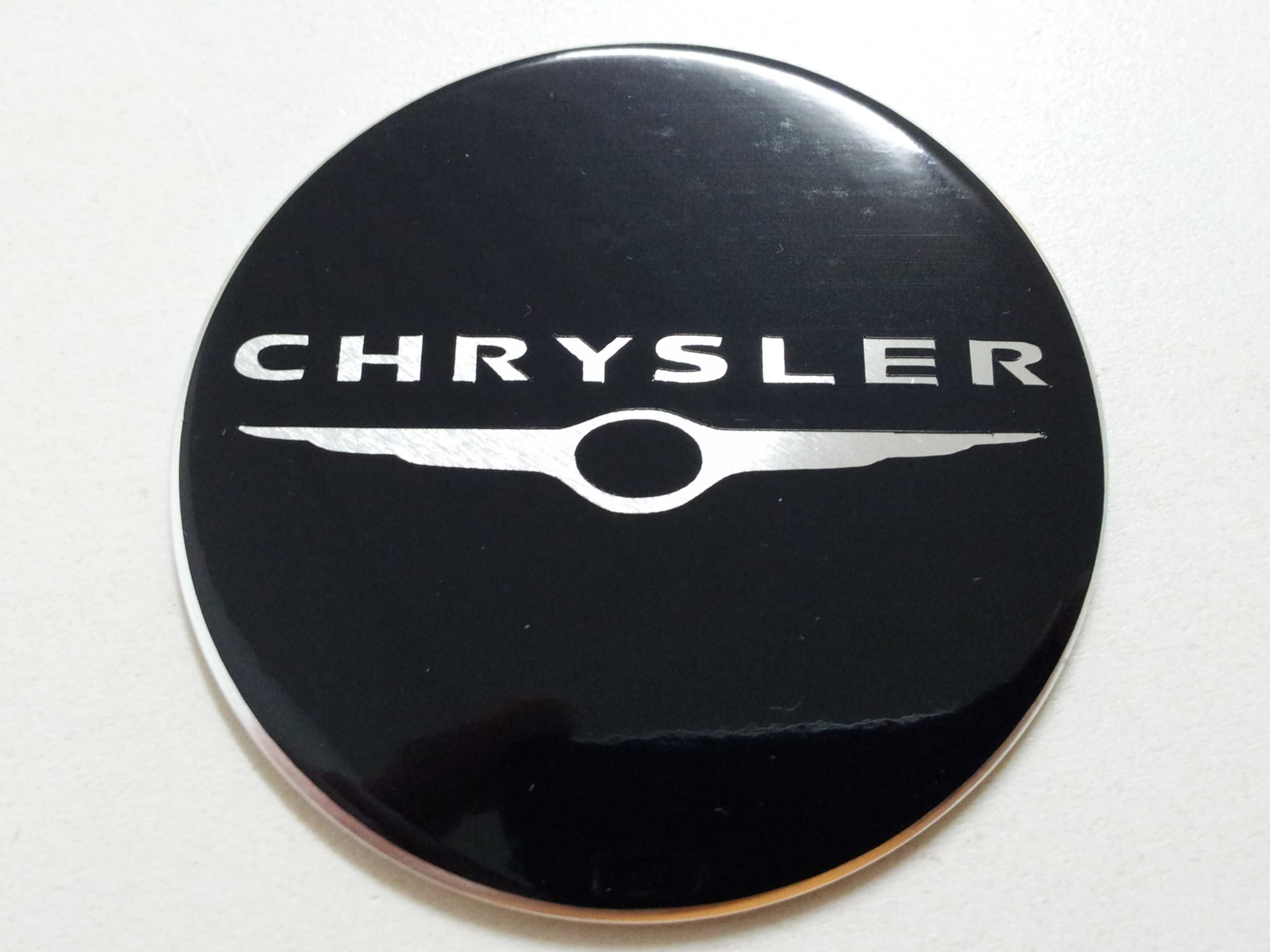 4 centros para jante, kit completo pronto a aplicar Chrysler