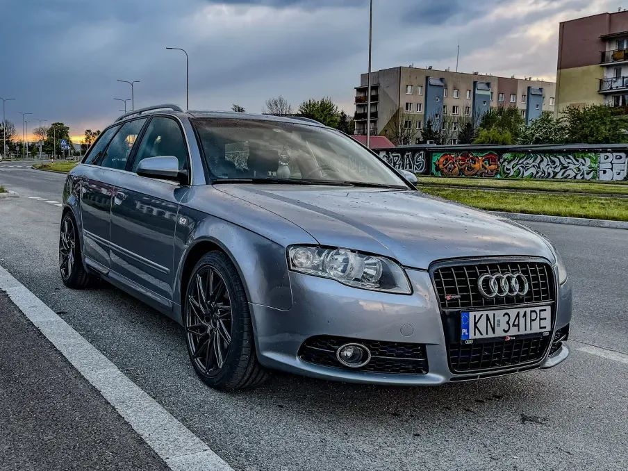 Audi A4 Avant B7 Pełny S-Line, Nagłośnienie, Radio CarPlay, Kamera cofania