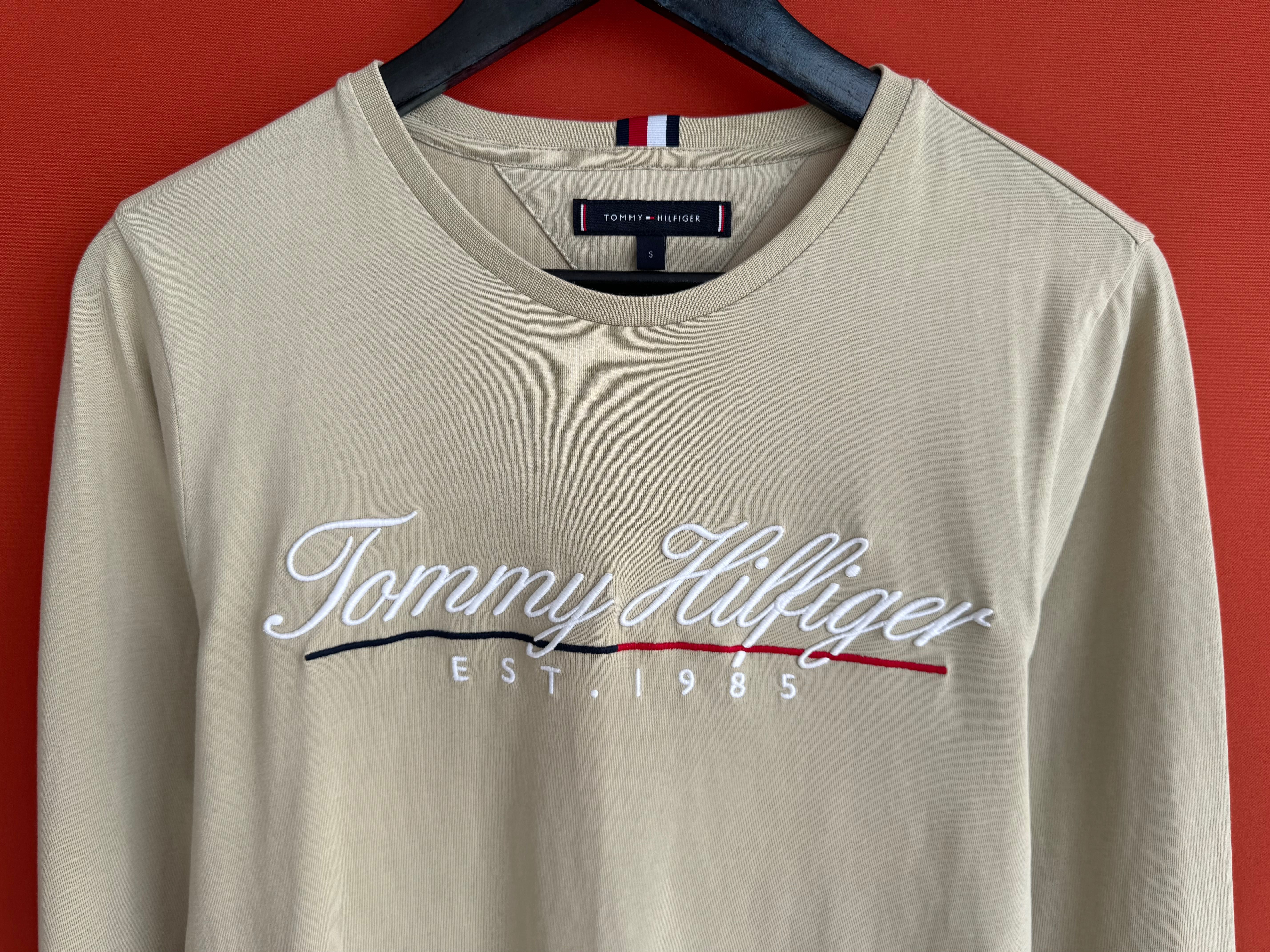 Tommy Hilfiger мужская кофта футболка лонгслив свитшот размер S Б У