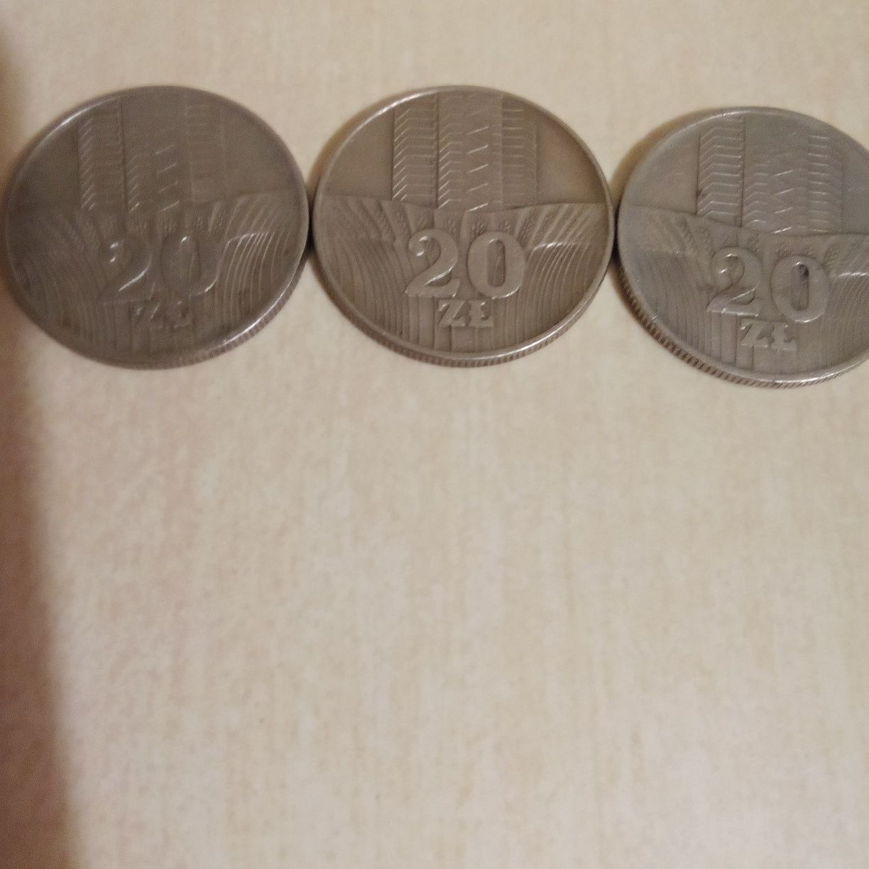 Monety 20zł z 1973r  okresu prlu