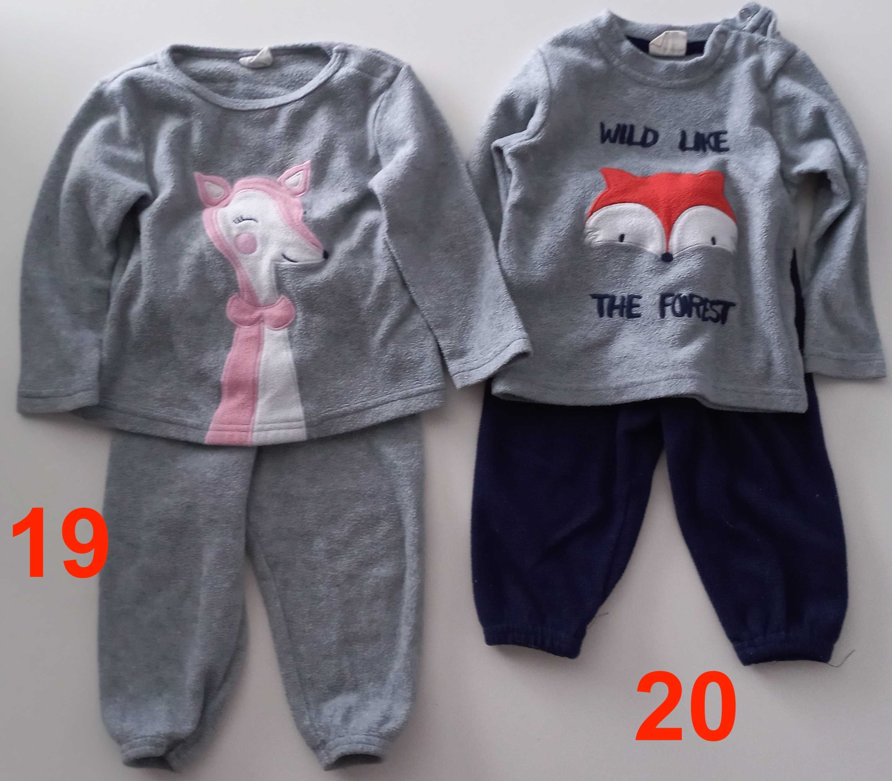 Camisolas, calças, casacos e pijamas (pack 5) (12 a 24 meses)