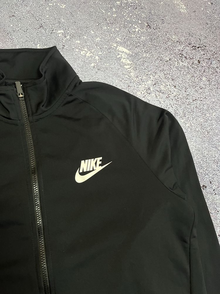 Черная спортивная зип кофта мужская Nike dri fit (Оригинал)