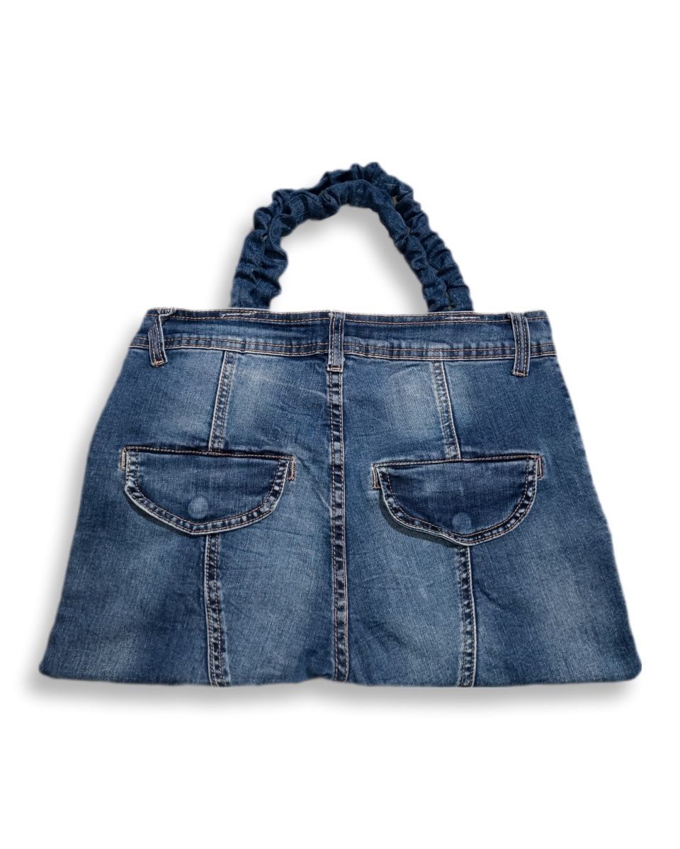 Torba torebka jeansowa handbag handmade custom Y2K alternative SWAG