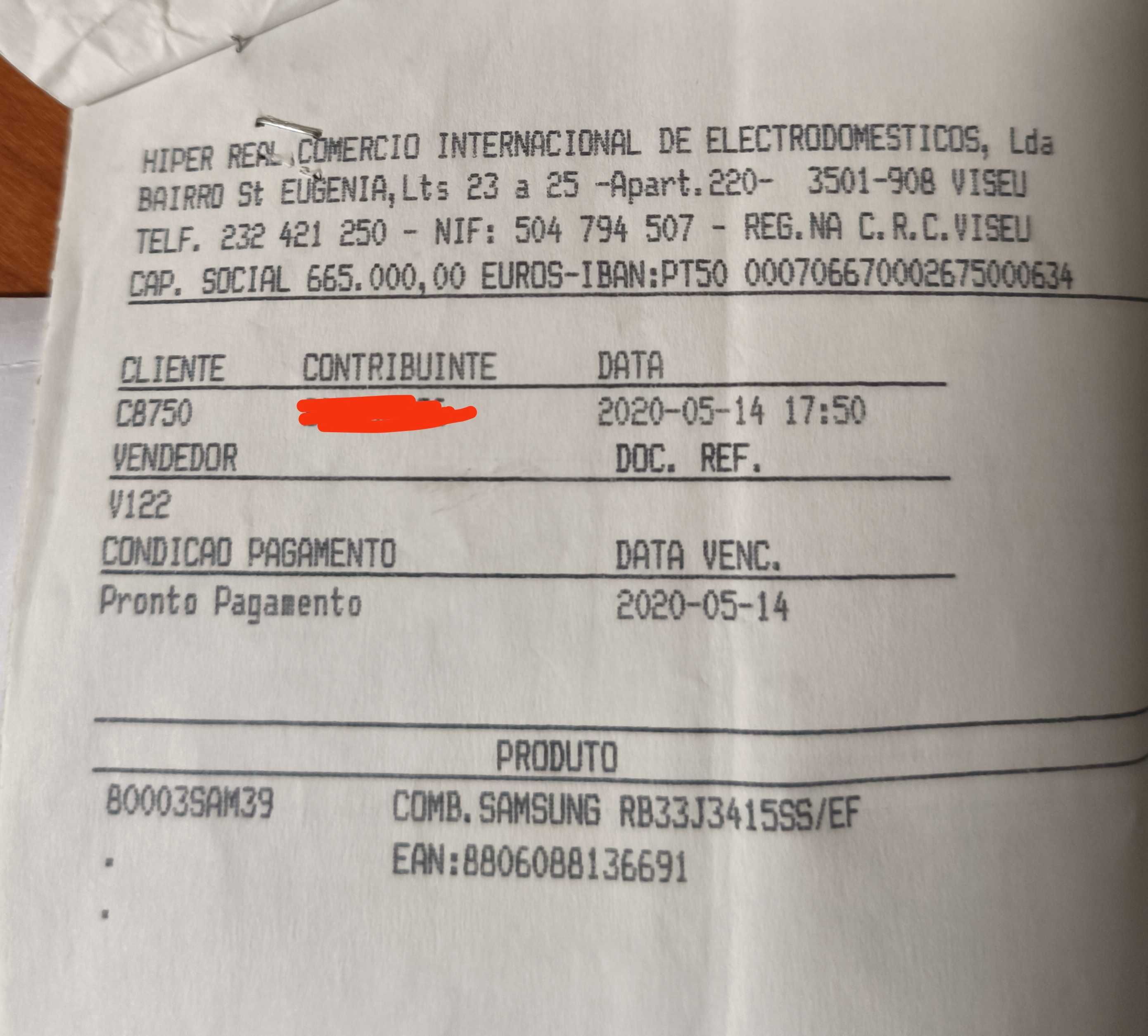 Combinado SAMSUNG RB33J3415SS/EF 328L c/ 5 anos de garantia