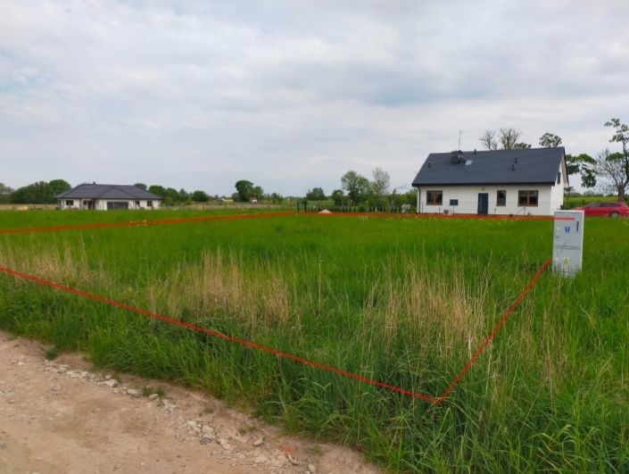 Działka budowlana 1003m kw z Warunkami Zabudowy Bobolin