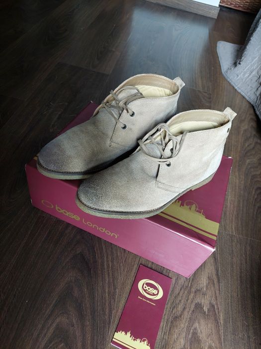 Botas camurça beges