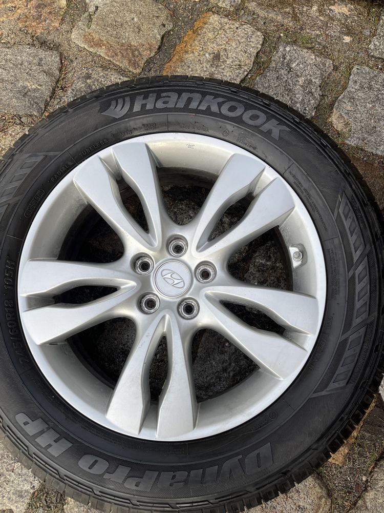 Felgi aluminiowe hyundai ix 55 rozstaw 5x114,3 z czujnikami 18 cali