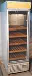 EXPOSITOR ARMÁRIO FRIGORIFICO INOX VERTICAL C/ PORTA VIDRO USADO