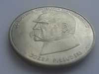 Moneta kolekcjonerska obiegowa srebrna Piłsudski 50000 zł 1988r patyna