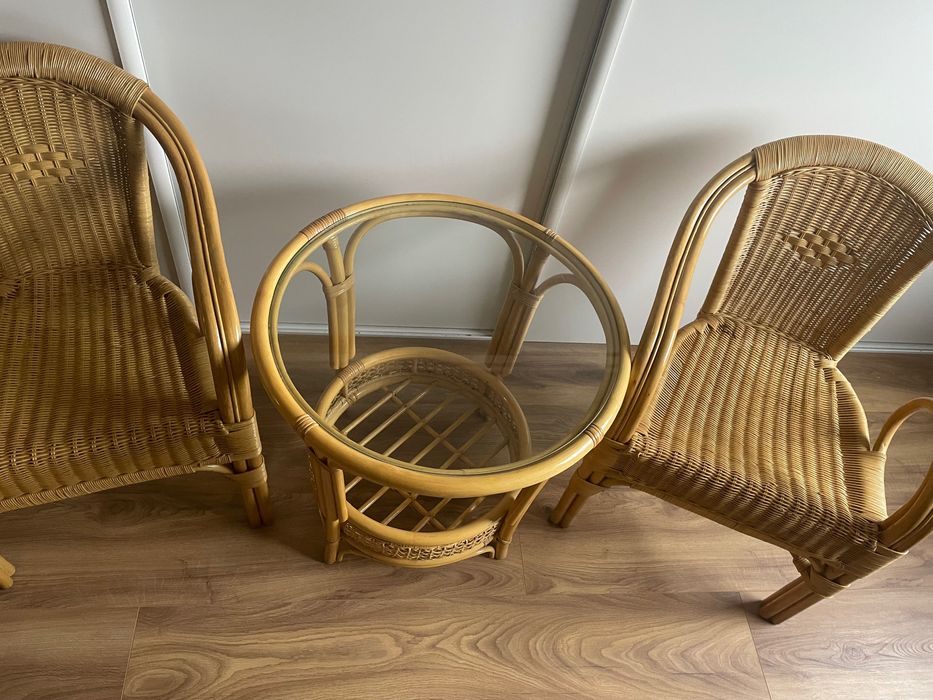 Kpl mebli ratanowych