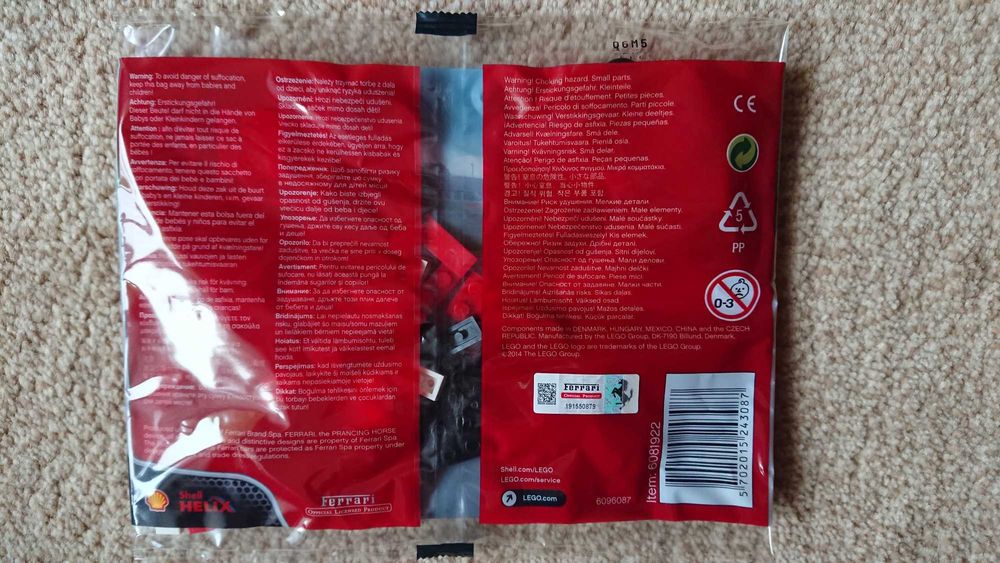 Klocki LEGO Ferrari F138 (40190) Shell V-Power