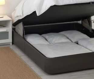 Cama Sommier com arrumação 160x200cm