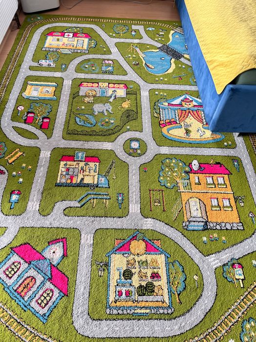 Dywan dla chłopca pokoj pokoj dzieciecy ulice miasto 200x300