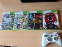 Xbox 360 gry +pad