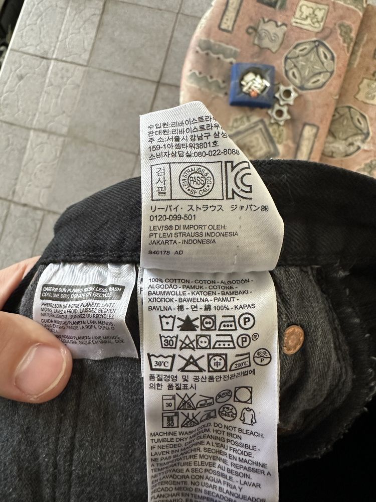 Джинсы Levis 501 оригинал Размер 29/30