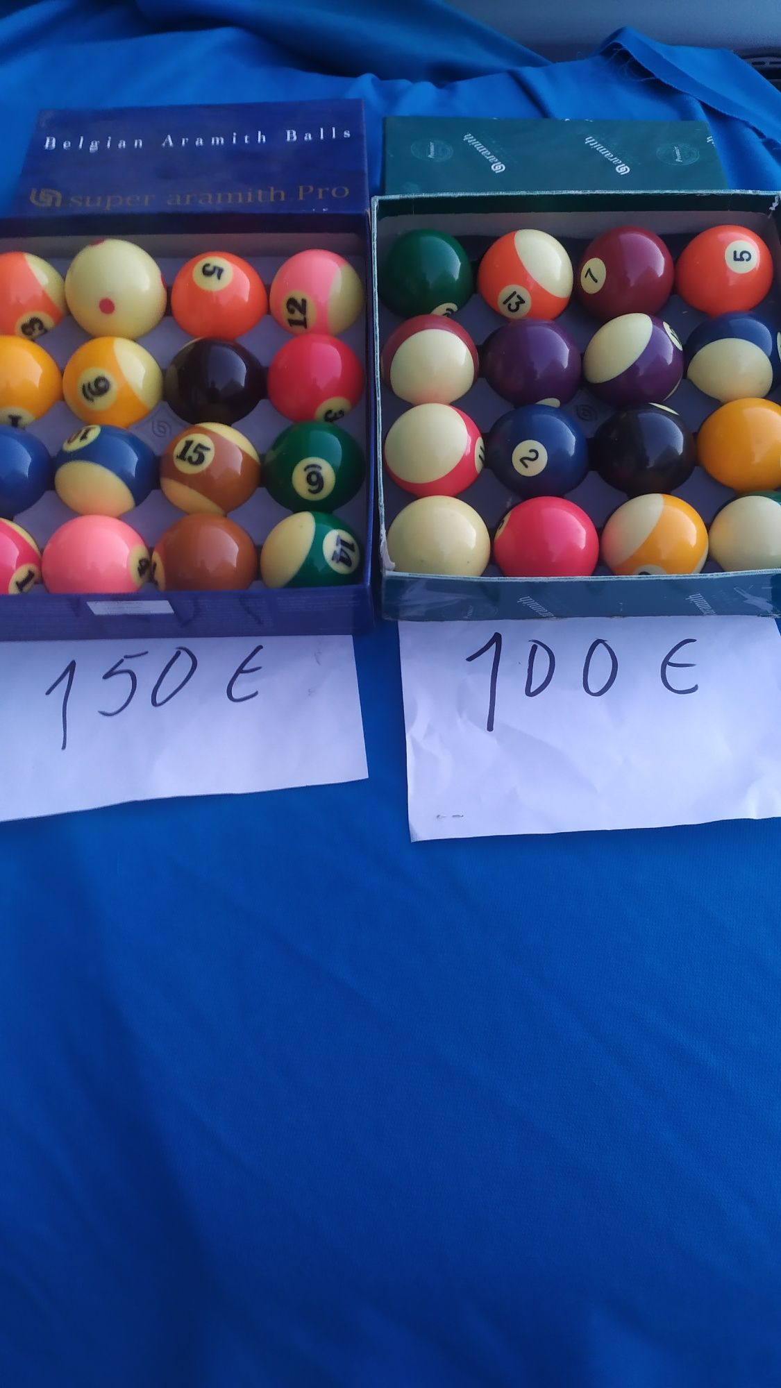 Bolas de snooker semi novas