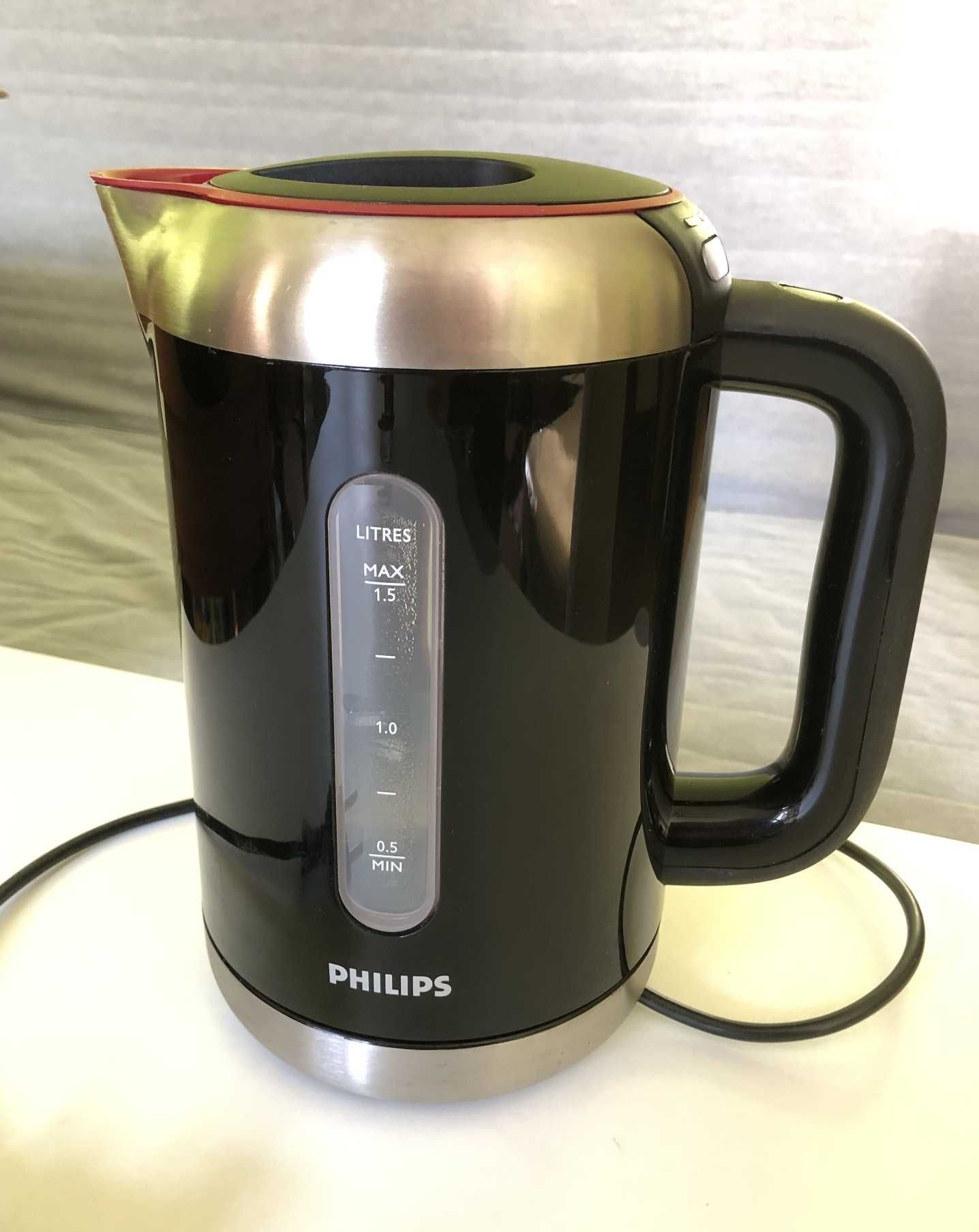 Czajnik elektryczny Philips HD 4686 Jak NOWY 3xFiltr Ustaw Temperatury