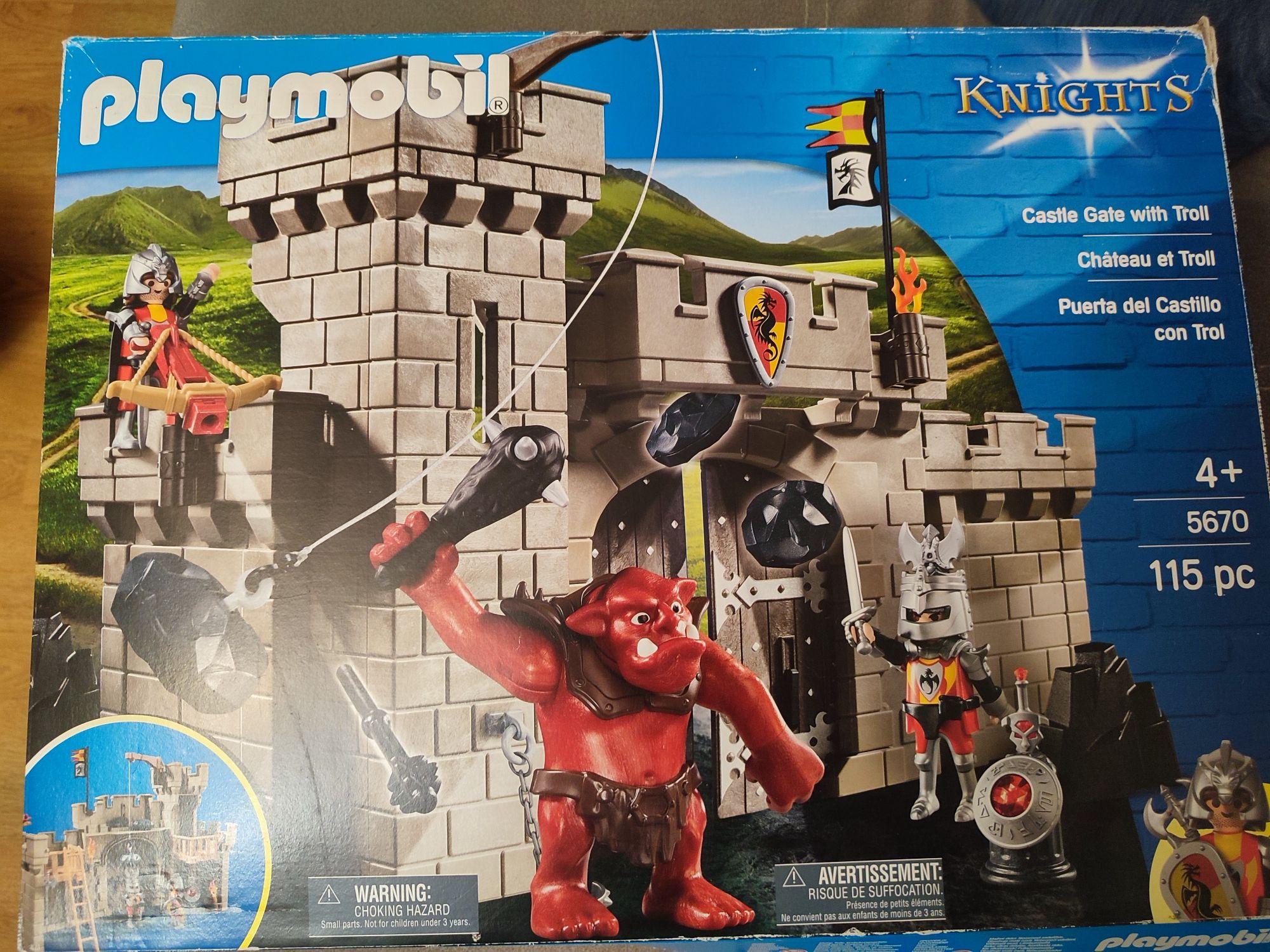 Zamek brama Playmobil 5670 Troll unikat