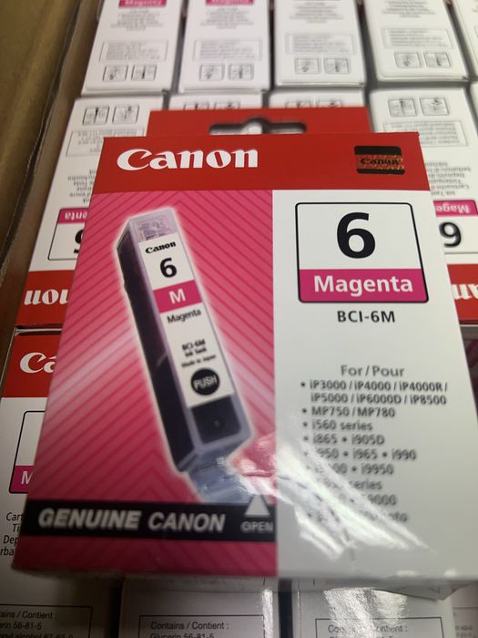 4 palety oryginalnych kartridzy Canon