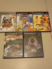 GTA 3, Sonic Pes Nfs e Tomb Raider Ps2