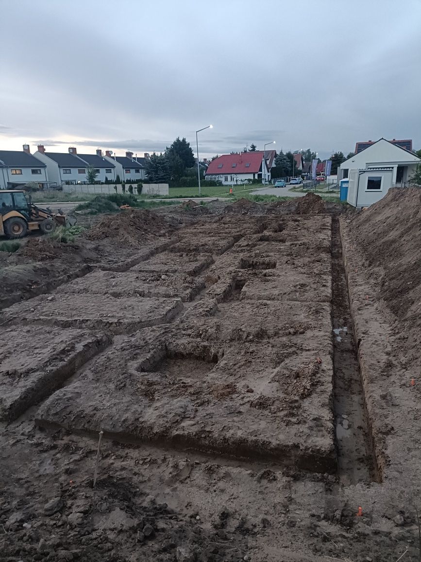 Usługi koparko ładowarką.Roboty ziemne