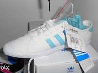 Sapatilhas Adidas Adria Low Sleek W Branca Nova, na caixa