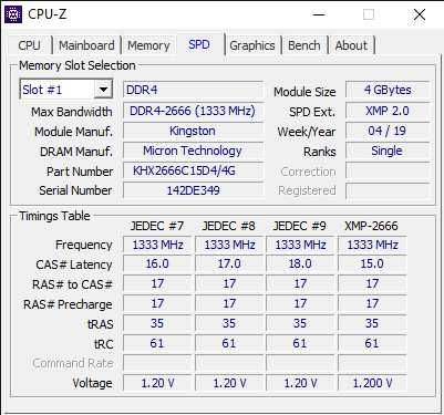 HyperX ddr4 2666 Kingston Fury 8Gb 2х4