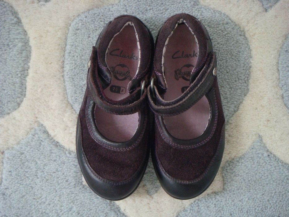 skórzane buty Clarks baleriny czółenka sandały nr 25