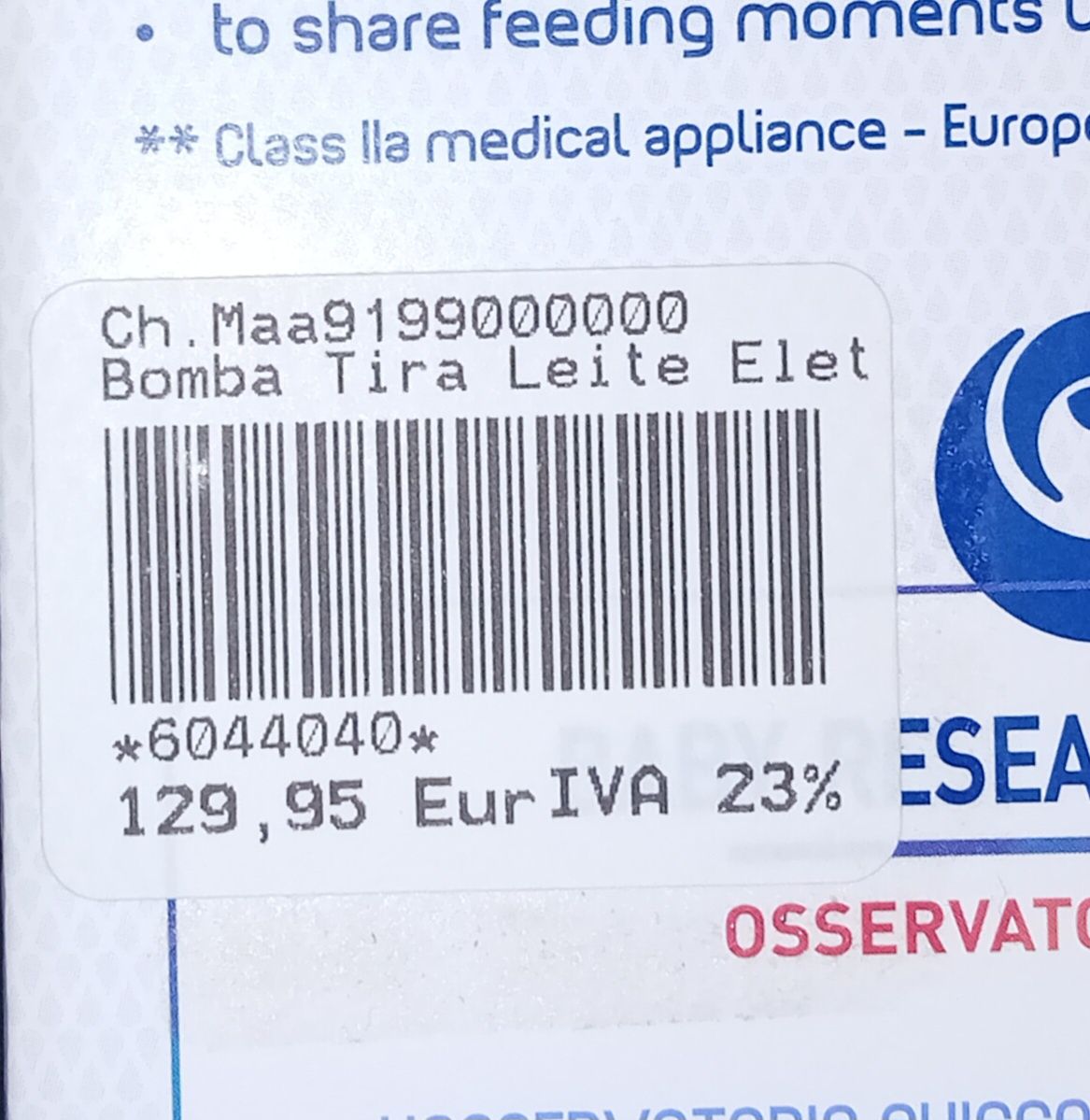 Bomba tira leite manual e eletrica