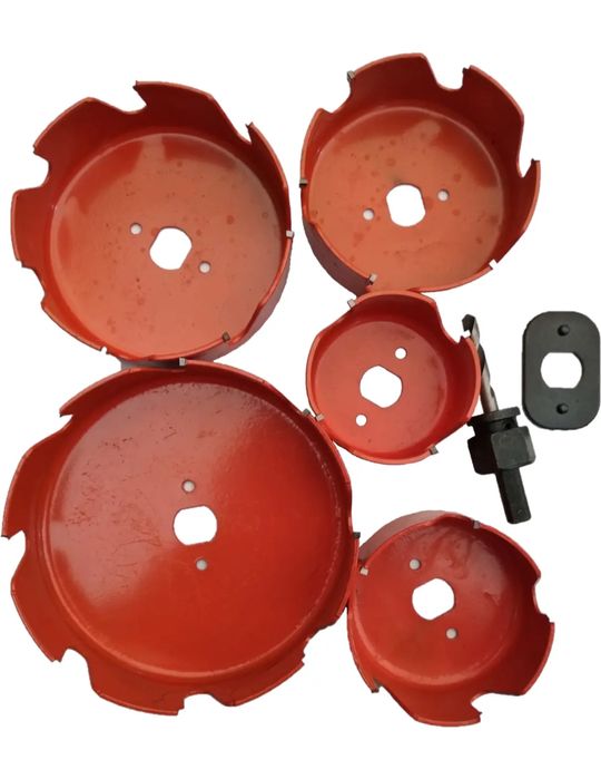 Набор коронок по дереву с победитовыми напайками ZHIWEI