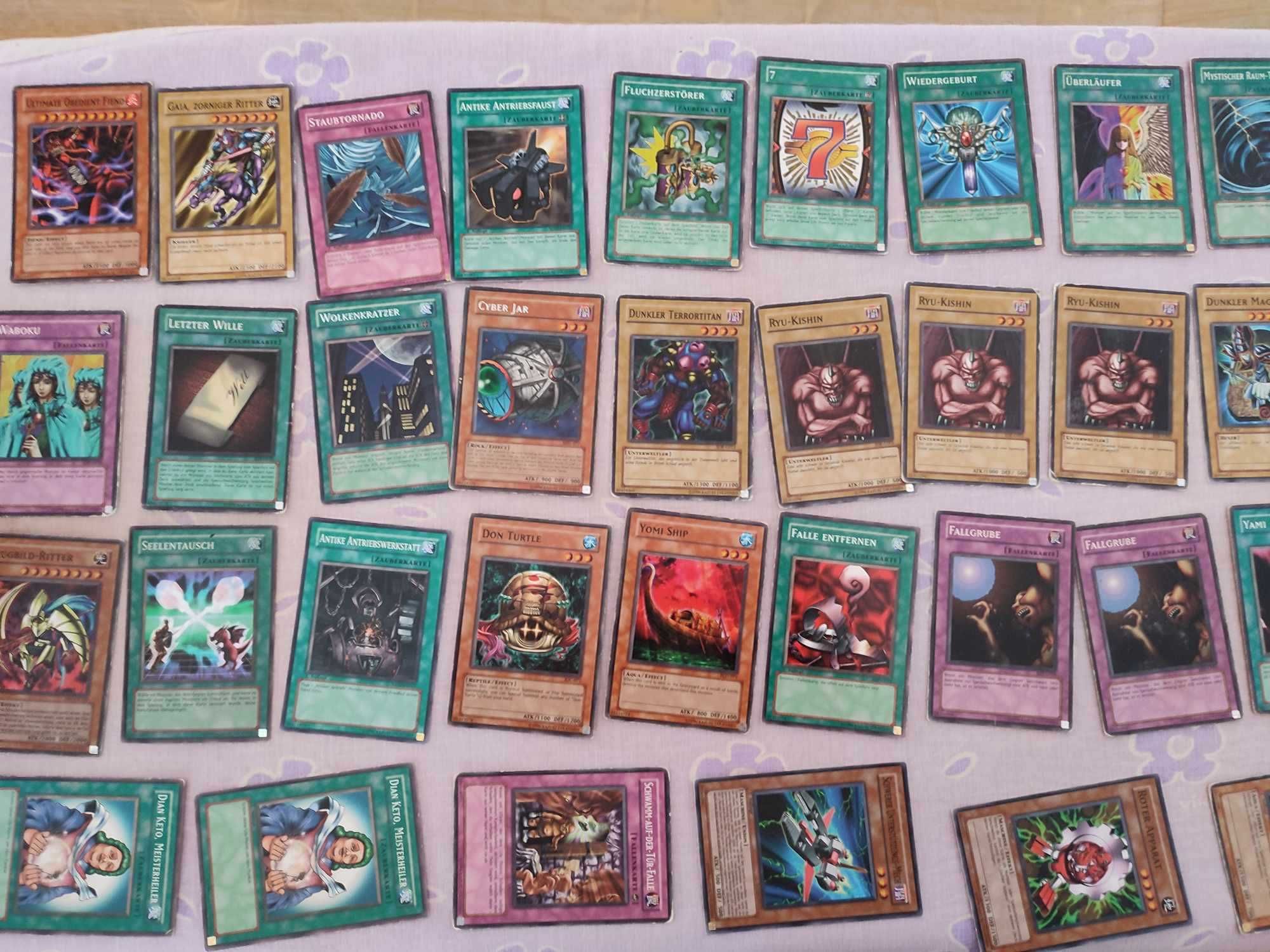 Karty Yu-Gi-Oh dużo kart