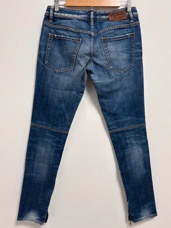 Męskie spodnie jeansowe DsQuared2 slim fit EU42